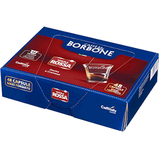 BORBONE CAPSULE COMPATIBILI CAFFITALY PZ 48 MISCELA ROSSA