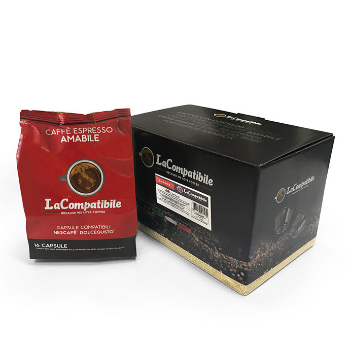Espresso Bar LaCompatibile - 50 Capsule compatibili Illy Uno System ®:  Indesit ®, Maranello ®